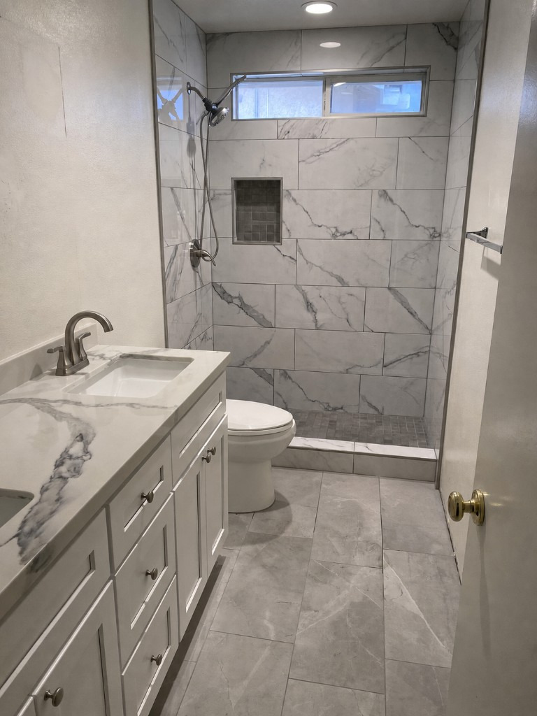 Walk-In Shower Remodel after